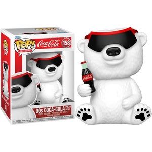 FunKo Pop! 90's Coca-Cola Polar Bear with Bottle #158 Toy Figure Brand Ad Icons